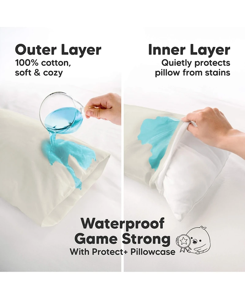 KeaBabies Toddler 13X18 Pillowcase, Soft Waterproof Pillow Protector Cover for Kids, Boys, Girls, Travel