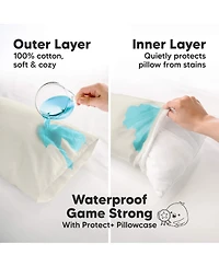 KeaBabies Toddler 13X18 Pillowcase, Soft Waterproof Pillow Protector Cover for Kids, Boys, Girls, Travel