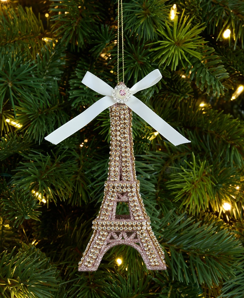 Holiday Lane World Traveler Eiffel Tower Ornament, Macy's Exclusive