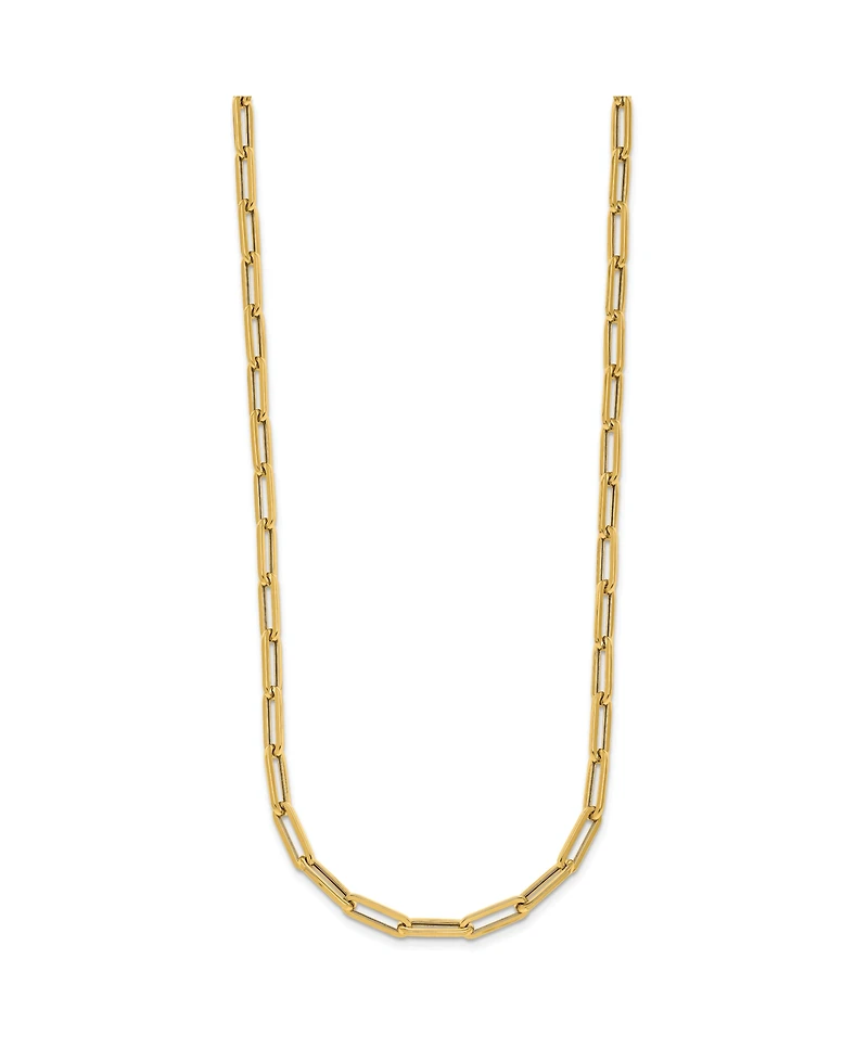 Macy's Paperclip Chain Necklace in 18k Yellow Gold