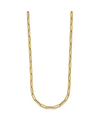 Macy's Paperclip Chain Necklace in 18k Yellow Gold