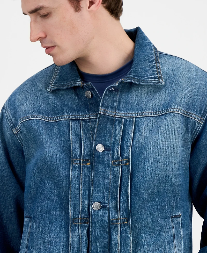 Guess Men's Point Collar Clint Jacket
