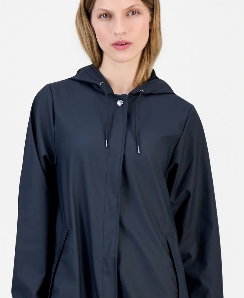 Rains Women's Hooded A-Line Rain Jacket