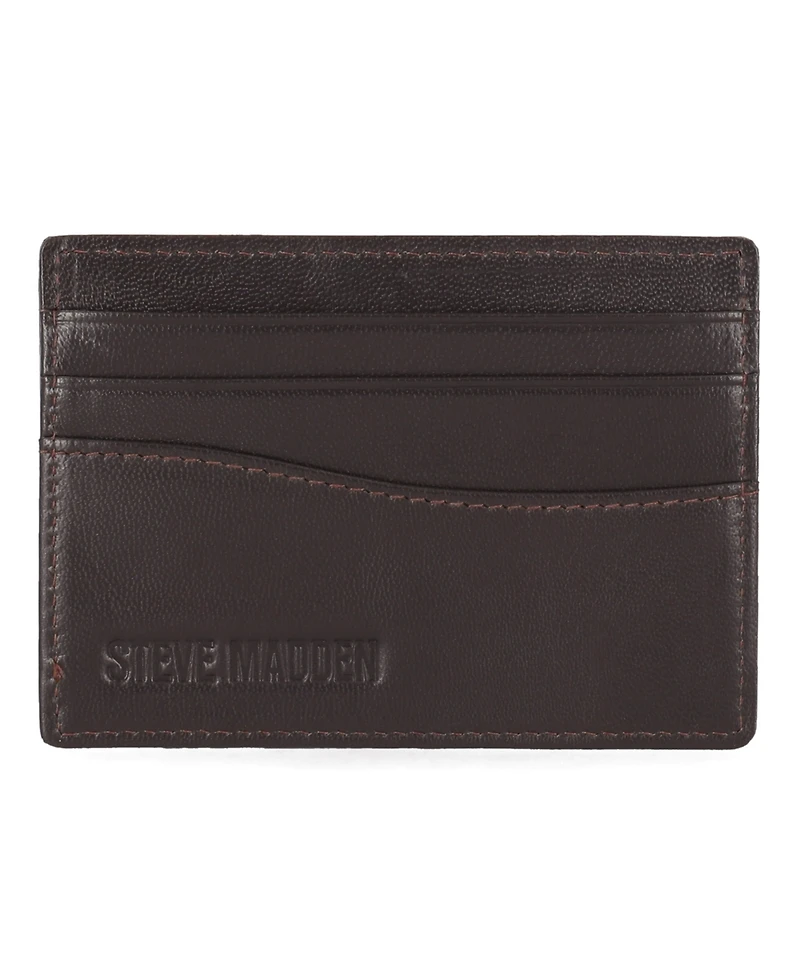 Steve Madden Men's Glove Magnet Front Pocket Wallet