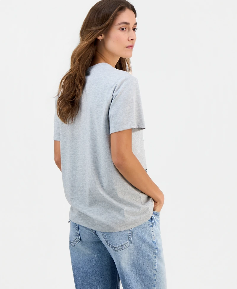 Grayson Threads, The Label Juniors' Snoopy Baseball Short-Sleeve T-Shirt
