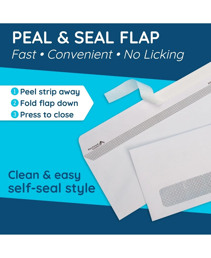 Gnuadz Window Envelope Self Seal Security Tint 10 Business