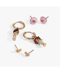 Alex and Ani Polly Pocket Earring Set of 3