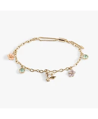 Alex and Ani Hummingbird Multicharm Adjustable Anklet