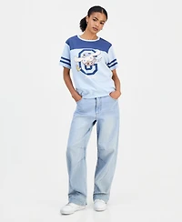 Sanrio Juniors' Cinnamoroll Varsity Graphic T-Shirt