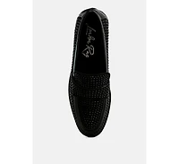Hobbs Rhinestones Embellished Loafers