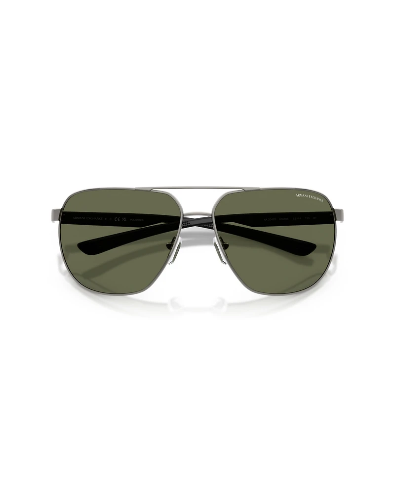 Armani Exchange Men's Polarized Sunglasses, AX2047S