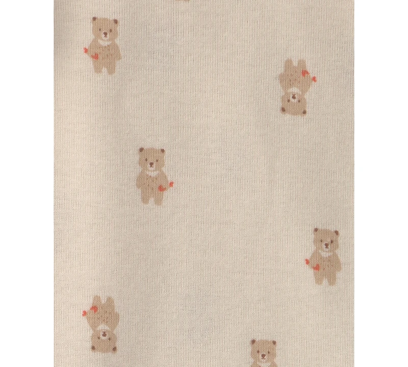 Carter's Baby Boys' Bear Layering Bodysuit, Cardigan and Pants, 3-Piece Set