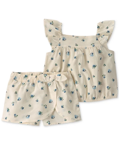 Carter's Baby Girls' Floral Tank Top and Skort 2-Piece Set