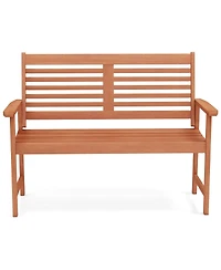 Gouun 26-Inch Solid Wood Garden Park Bench 2-Person