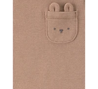 Carter's Baby Girls' and Boys' Critter Short-Sleeve Bodysuits, 5-Pack