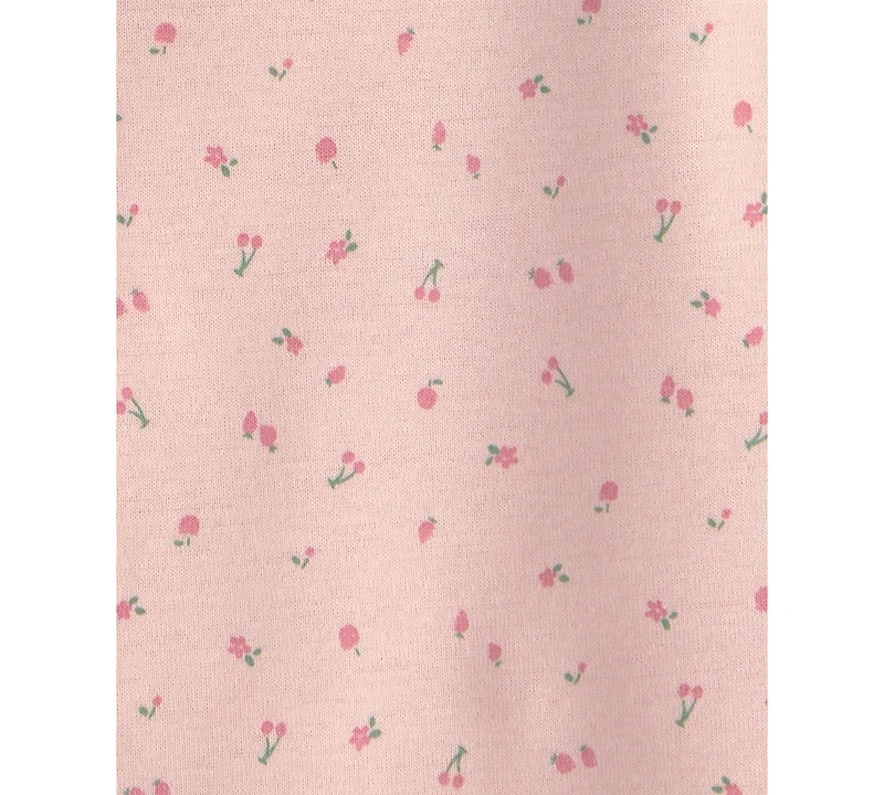 Carter's Baby Girls' Fruit Print Short-Sleeve Bodysuits, 5-Pack