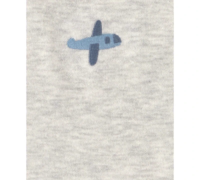 Carter's Baby Boys' Airplane Print Short-Sleeve Bodysuits, 5-Pack