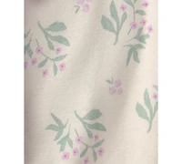 Carter's Baby Girls' Floral Print Short-Sleeve Bodysuits, 5-Pack