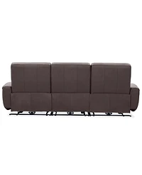 Symond 3-Piece Leather 3 Power Motion Sofa
