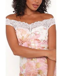 Petal and Pup Women's Voss Off Shoulder Lace Maxi Dress