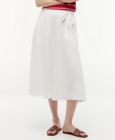 Tommy Hilfiger Women's Belted Midi Skirt