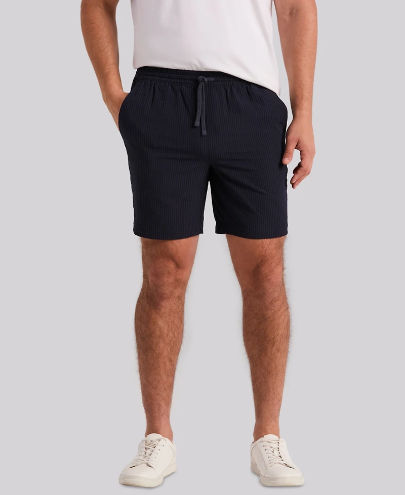 Cubavera Men's 7" Drawstring Seersucker Short