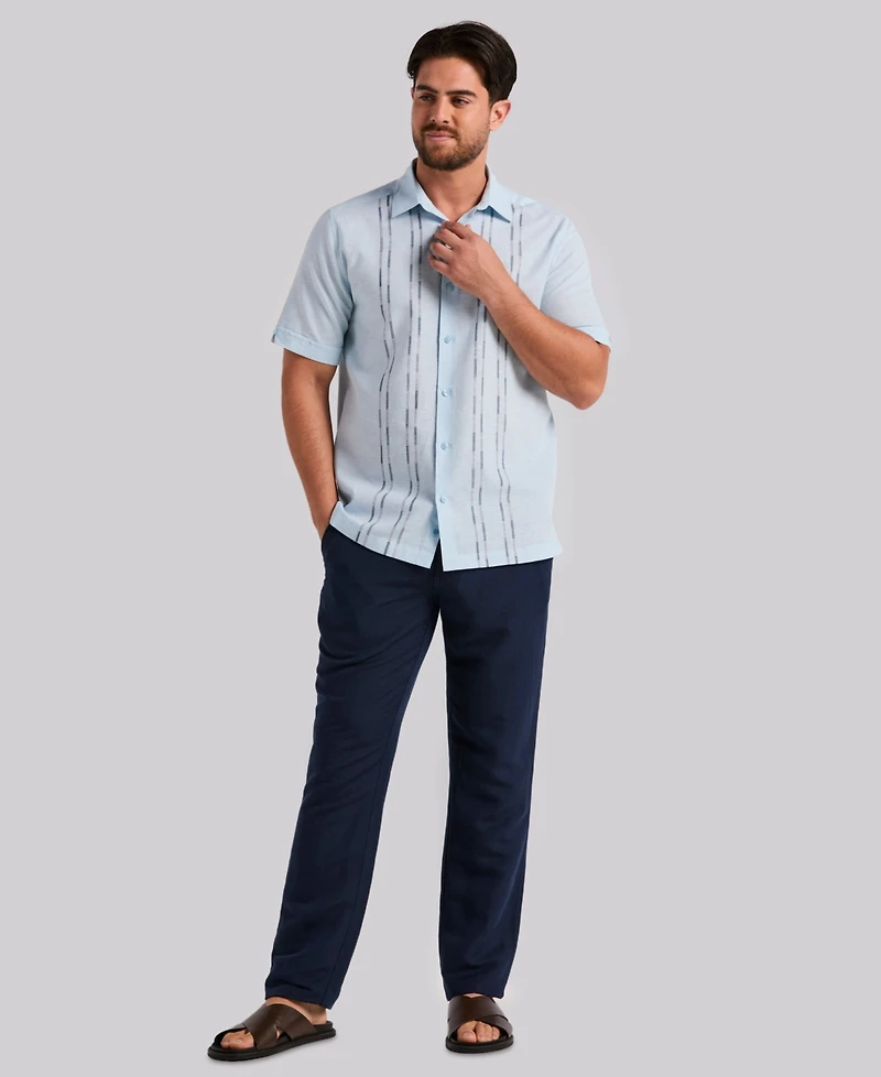 Cubavera Men's Dobby Panels Shirt