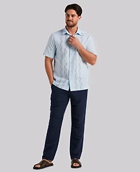 Cubavera Men's Dobby Panels Shirt