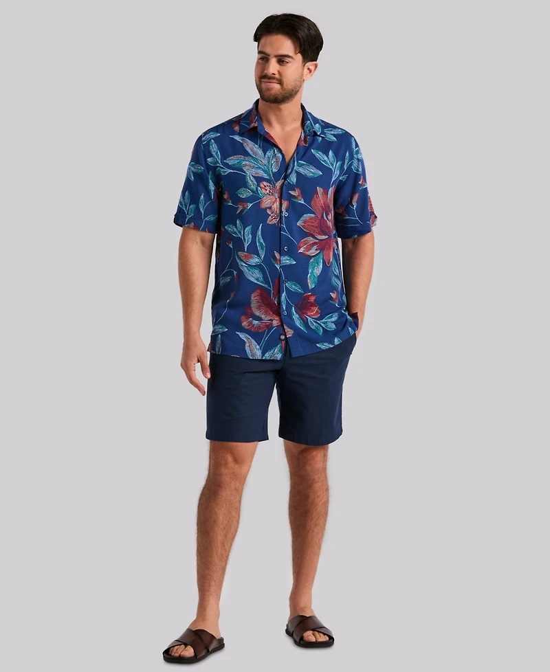 Cubavera Men's Short-Sleeve Floral Print Shirt