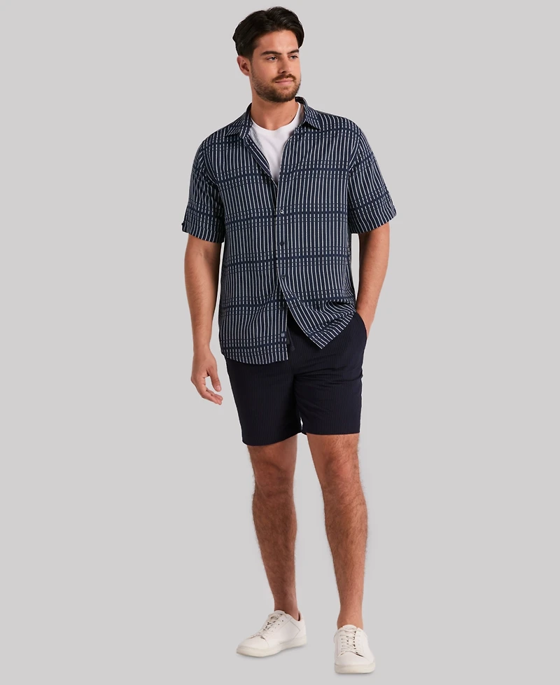 Cubavera Men's 7" Drawstring Seersucker Short