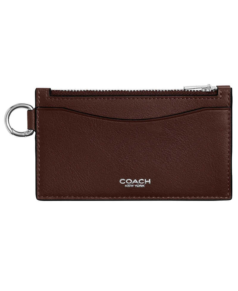 Coach Men's Zip Card Case Wallet