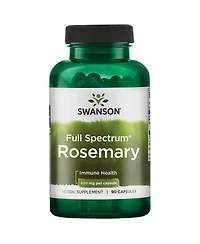 Swanson Full Spectrum Rosemary 400 Miligram Immune Health Support, Natural Formula, Defend Body and Wellness, 90 Capsules