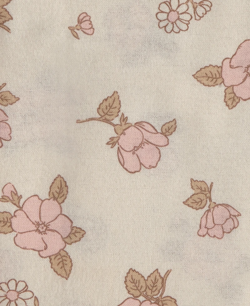 Carter's Baby Girls' Flowers Receiving Blankets, 4-Pack