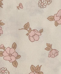 Carter's Baby Girls' Flowers Receiving Blankets, 4-Pack