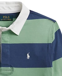 Polo Ralph Lauren Boys' 8T-20 The Iconic Rugby Long-Sleeve Shirt