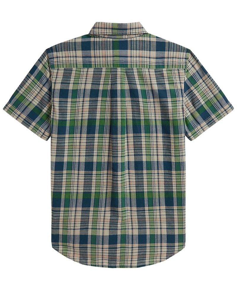 Polo Ralph Lauren Boys' 8-20 Plaid Cotton Shirt