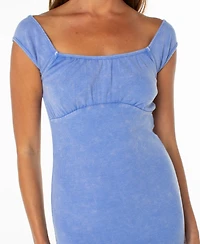 Roxy Women's Sirena Square Neck Mini Dress