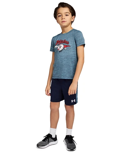 Under Armour Boys' 2T-7 Crewneck T-Shirt and Shorts, 2-Piece Set