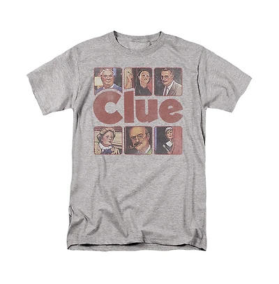 Logovision Men's Clue Characters from 1986 T Shirt