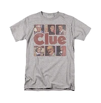 Logovision Men's Clue Characters from 1986 T Shirt