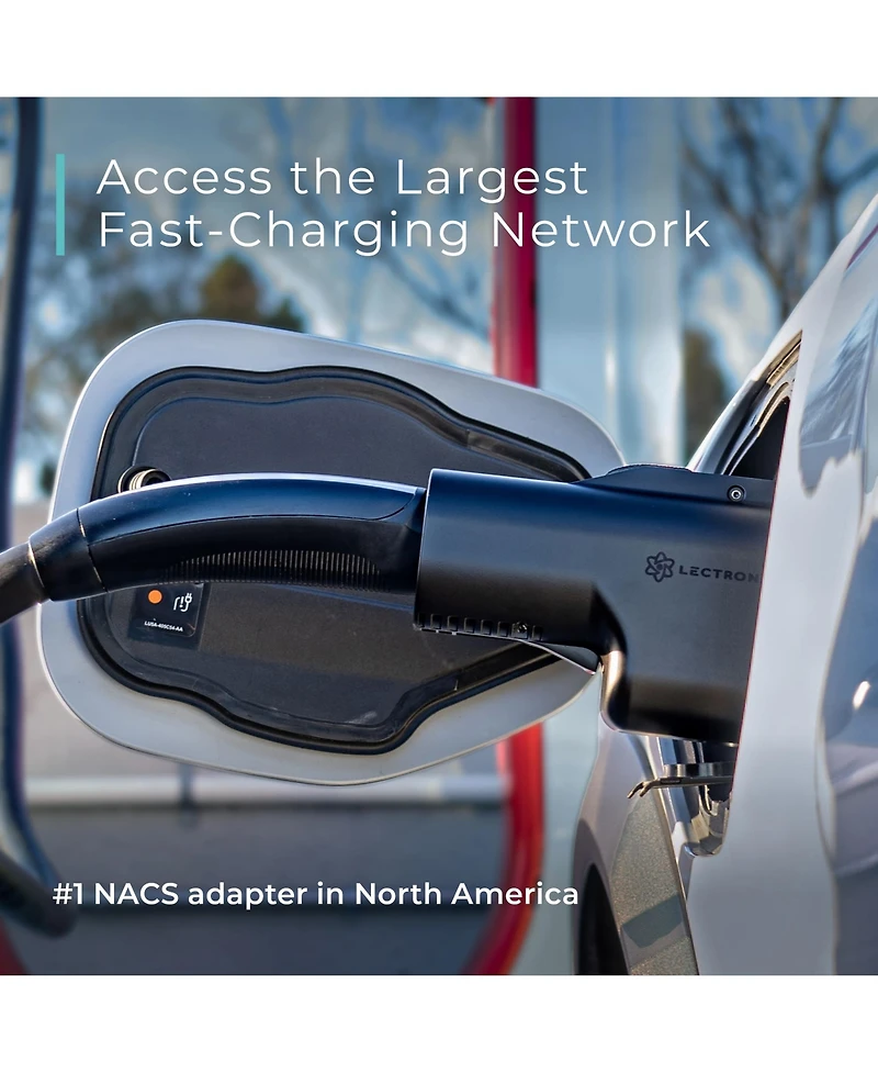 Lectron Nacs to Ccs Electric Vehicle Adapter with Interlock - 500 Amps / 1000V - Compatible with Tesla Superchargers