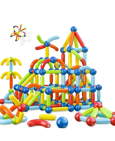 Gnuadz Magnetic Blocks Building Toys Montessori Educational Stem Learning Gifts