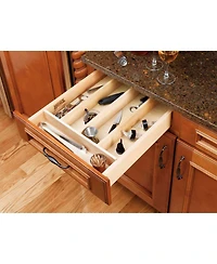 Rev-a-Shelf Wood Trim to Fit Drawer Organizer Insert, 18.46"W x 21.97"D, 4WUT-1