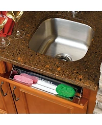 Rev-a-Shelf 19" Tip Out Tray w/ Soft-Close for Sink Base Cabinet, 6581-19SS-sc-1