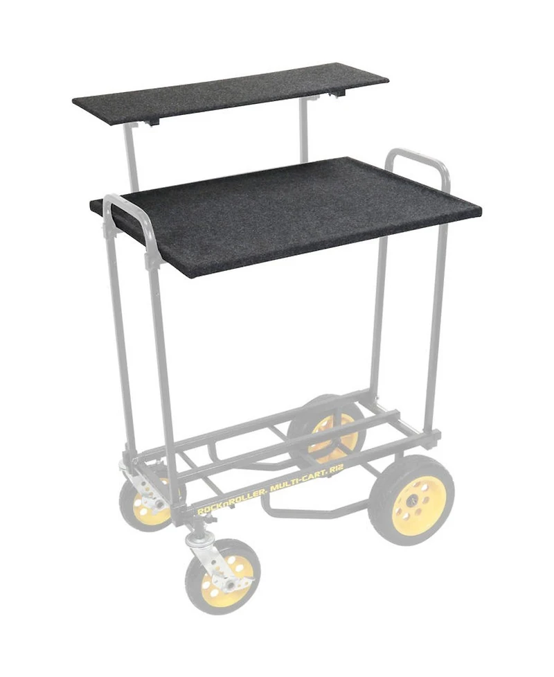 Rock N Roller Multi-Cart 2 Tier Multi Media Shelf for R8, R10, R11G, R12 Cart