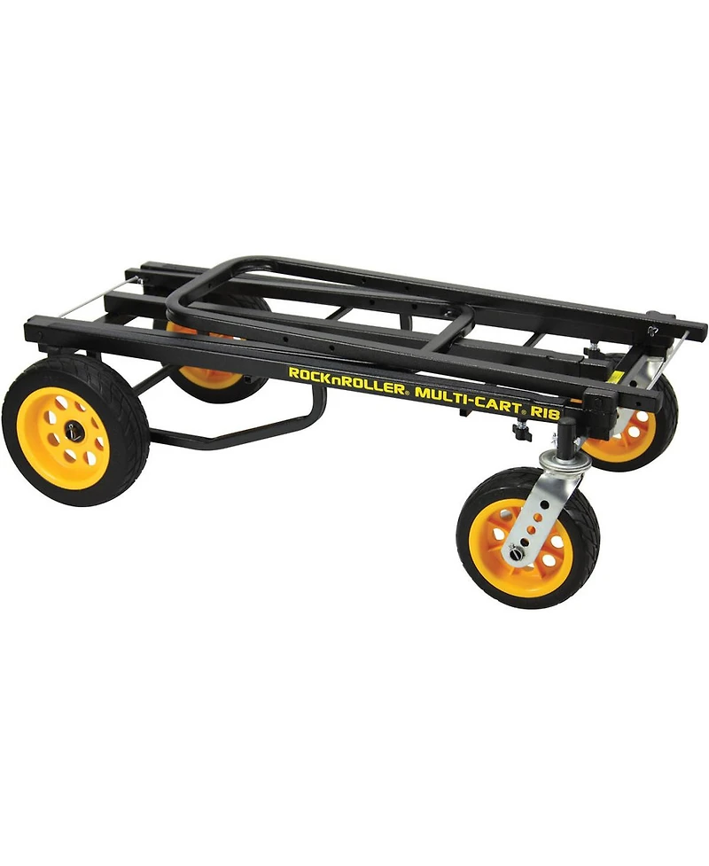 Rock N Roller Multi-Cart R18RT 8-in-1 Ground Glider Mega Equipment Cart with 700lbs Capacity