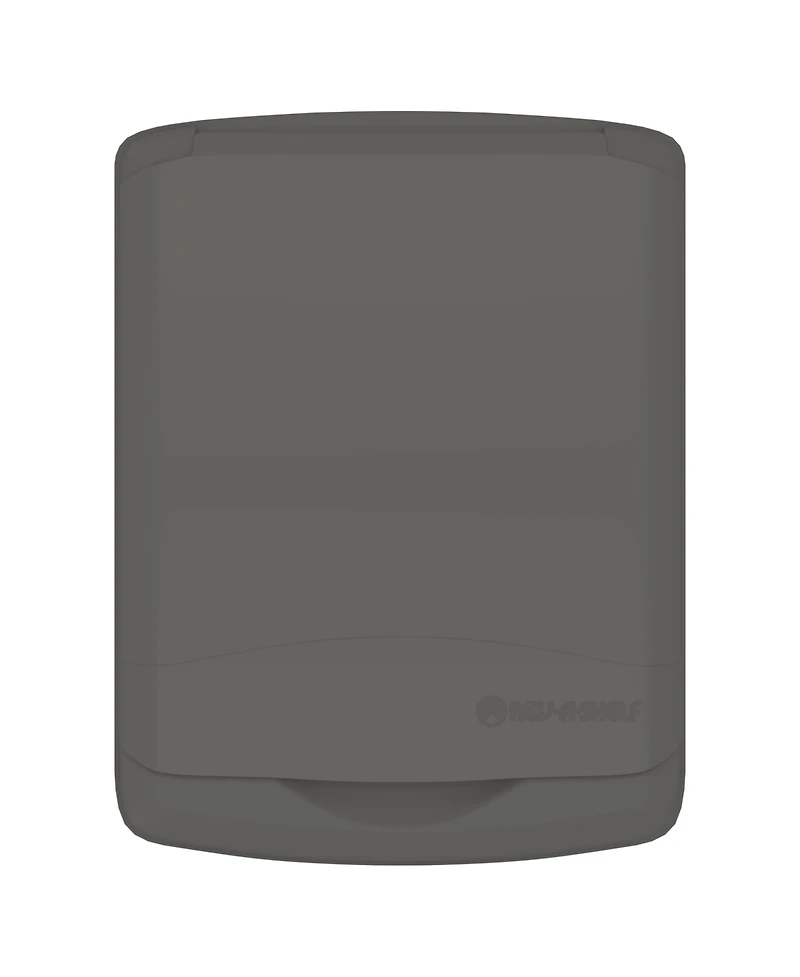 Rev-a-Shelf 35 Qt Trash Can Replacement Lid, Gray, Rv-35-lid-13-1-40 (2 Pack)