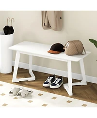 Gouun 42-Inch Rubberwood Entryway Dining Bench