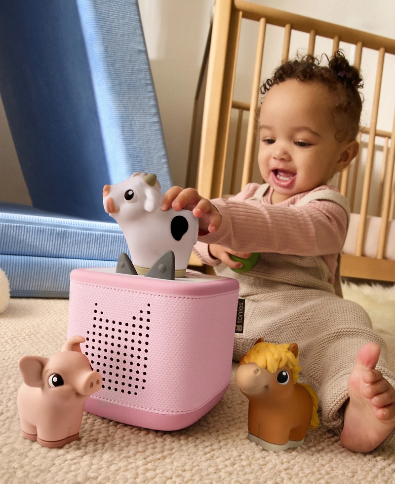 Tonies Toniebox 2 Cloud Pink Starter Set My First Tonies Farm Set