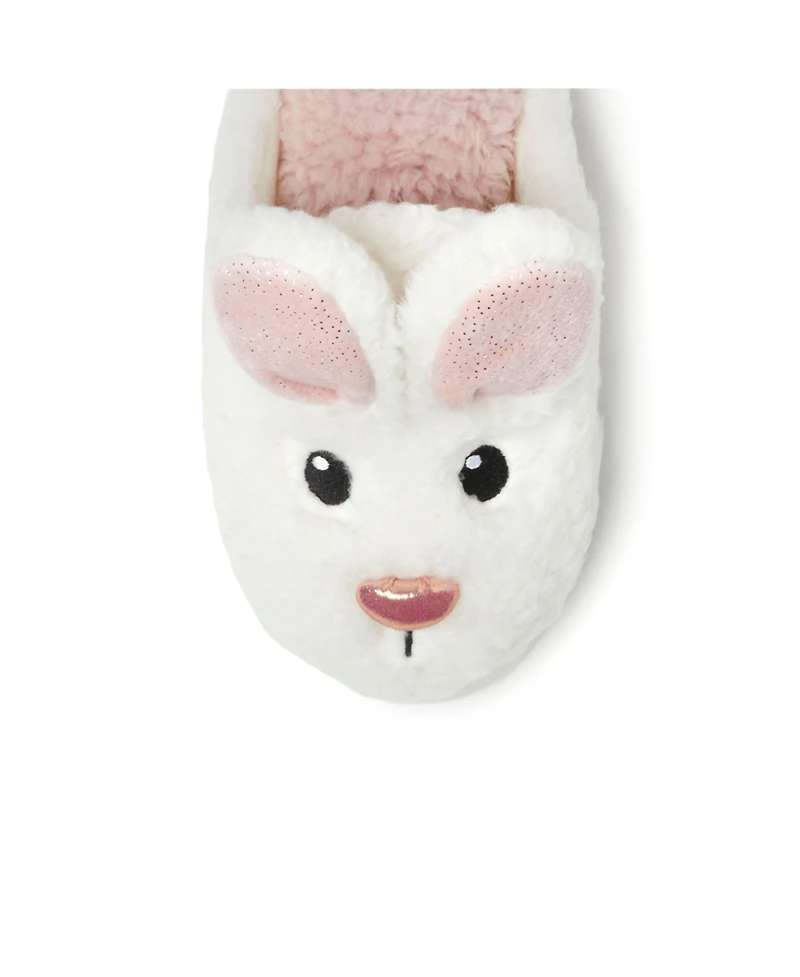 Dearfoams Women's Shay Novelty Easter Bunny Rabbit Scuff Slipper